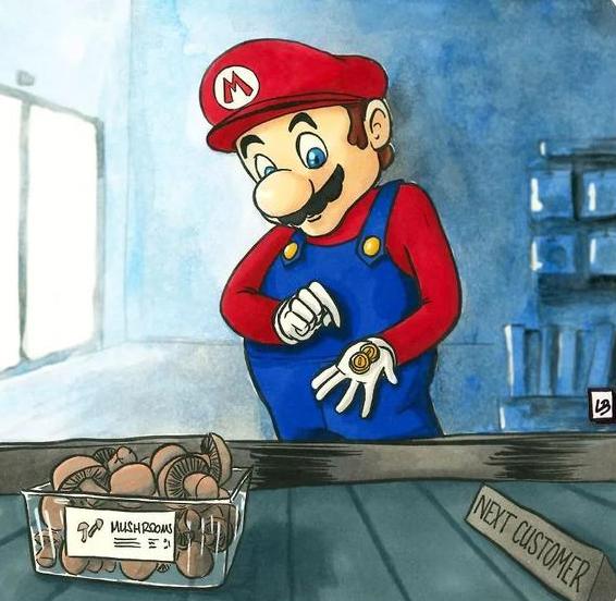 动漫角色逛超市，死侍买独角兽，猫女买猫砂，看到大白：太暖了！