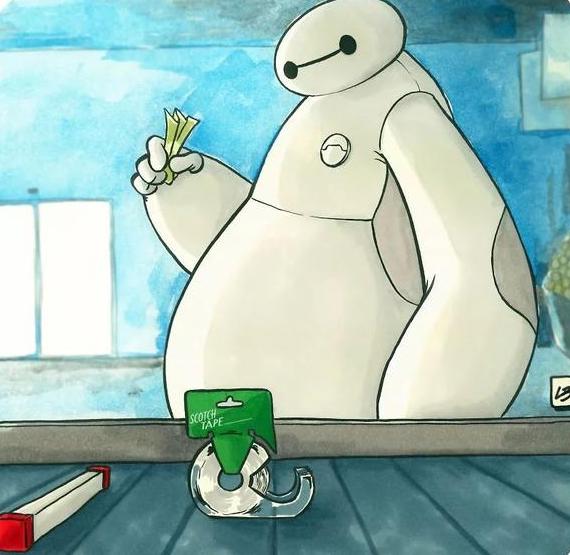 动漫角色逛超市，死侍买独角兽，猫女买猫砂，看到大白：太暖了！