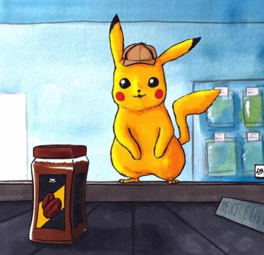 动漫角色去超市，小黄人买香蕉，大白买胶带，看到死侍：卡哇伊！