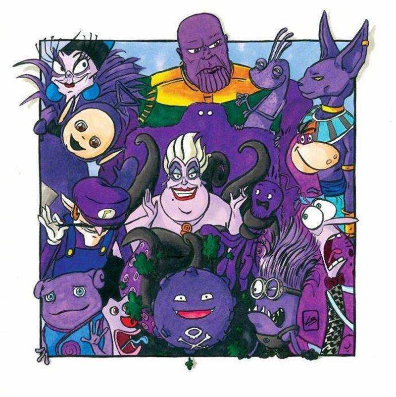 如果动漫有颜色，赤橙黄绿青蓝紫都代表了什么？报告，白色有大白