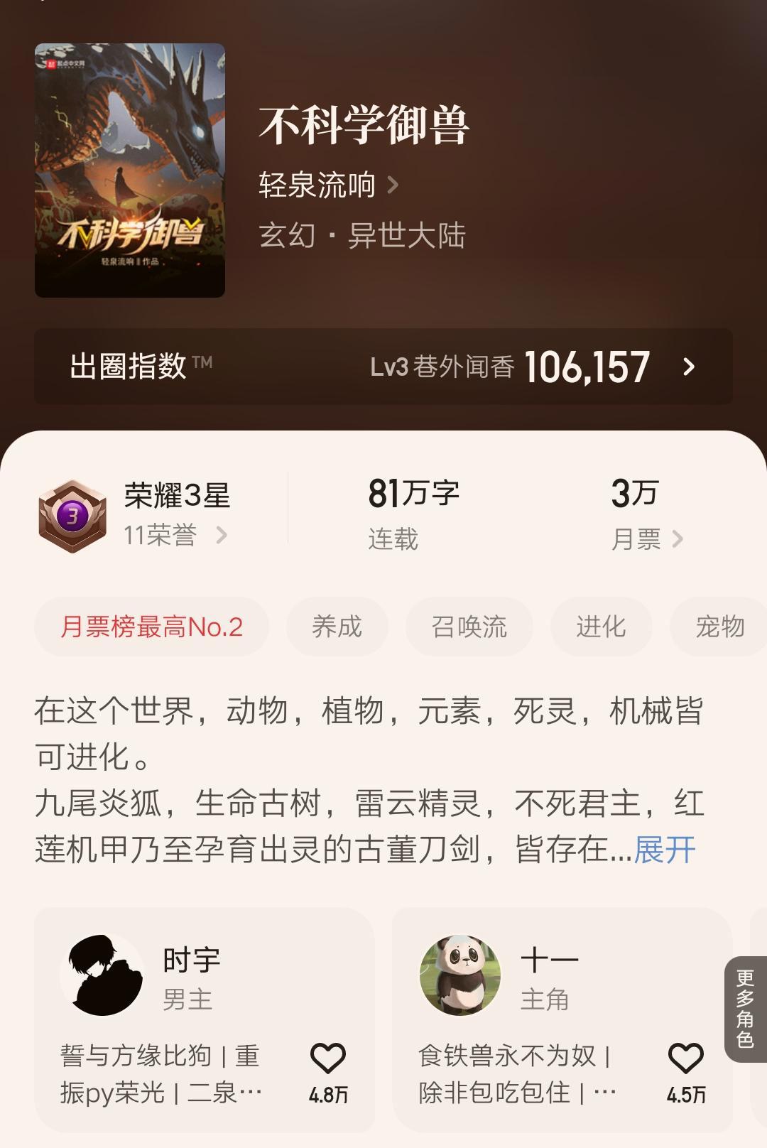 四本正在连载的精品小说推荐，本本万订，你都看过哪些呢？