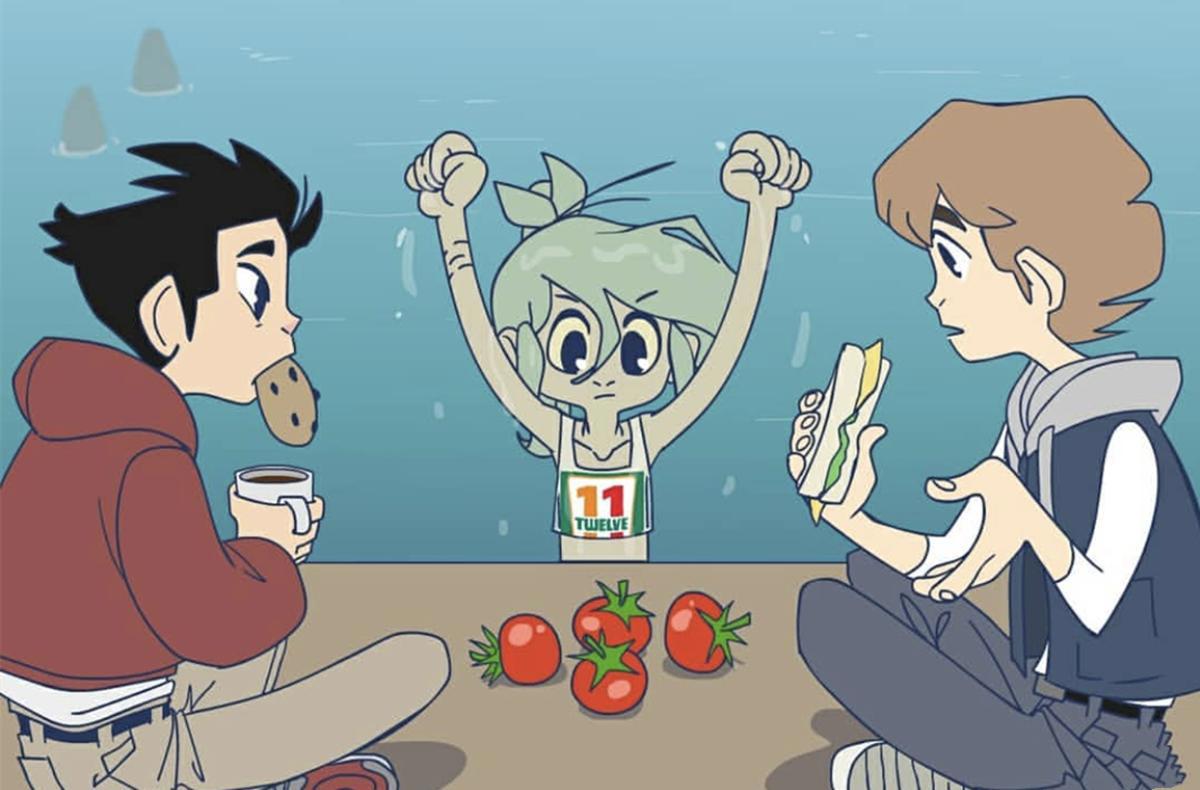 西红柿到底有多好吃，小美人鱼和她的弟弟都被它迷倒了