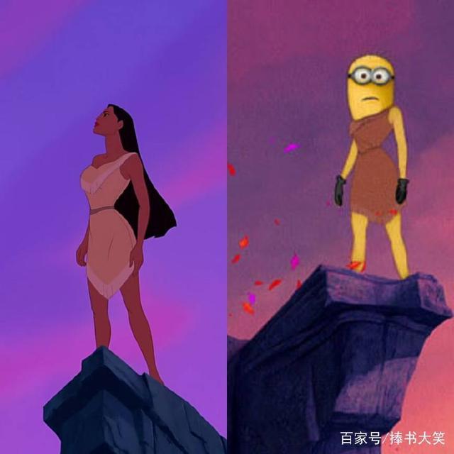 当迪士尼公主变身小黄人，小美人鱼变的辣眼睛，白雪公主超搞笑