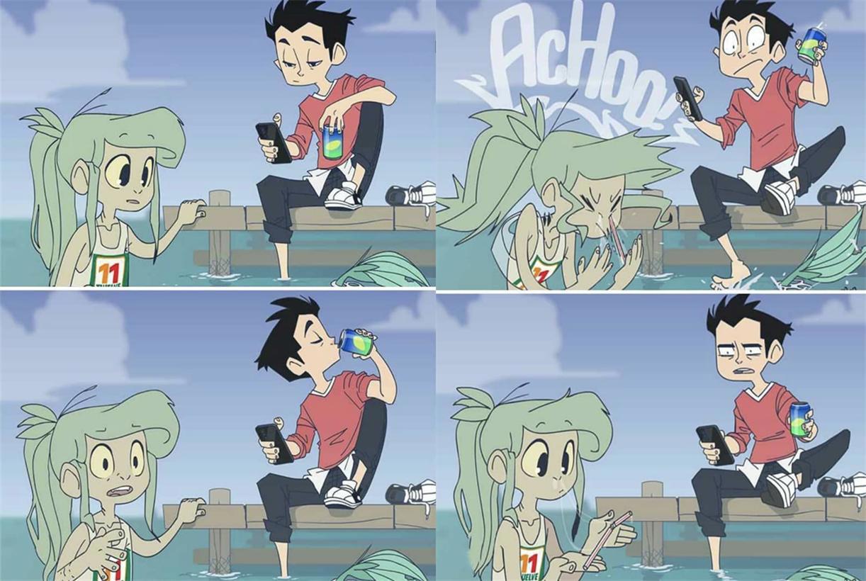 小美人鱼给自己起名“泰迪”，果真“名副其实”而且衣服还缩了水