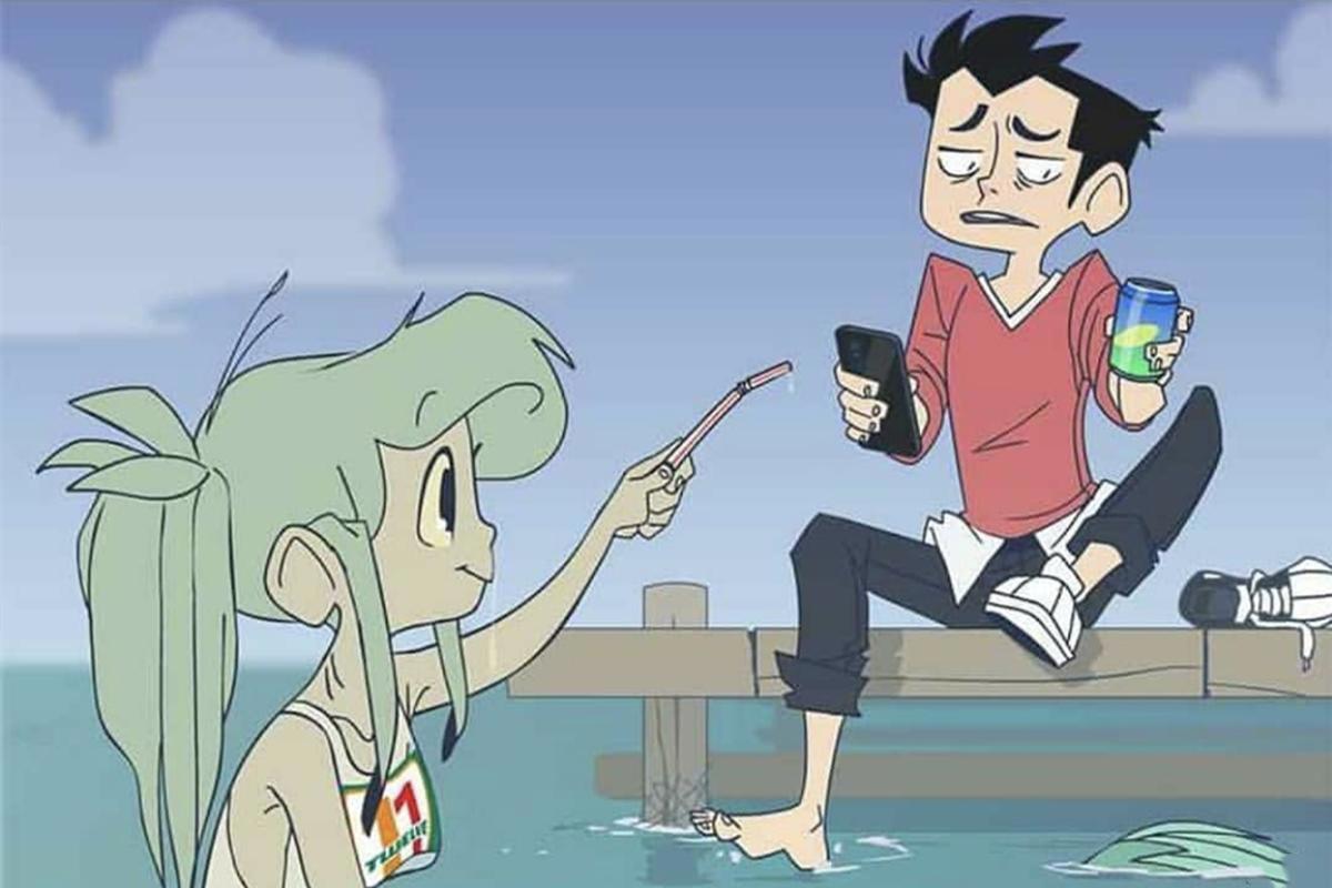 小美人鱼给自己起名“泰迪”，果真“名副其实”而且衣服还缩了水