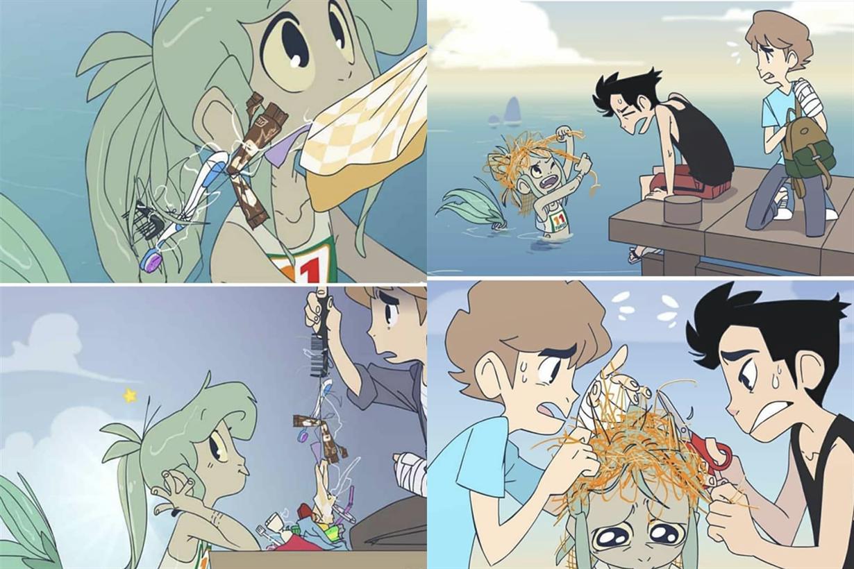 小美人鱼给自己起名“泰迪”，果真“名副其实”而且衣服还缩了水