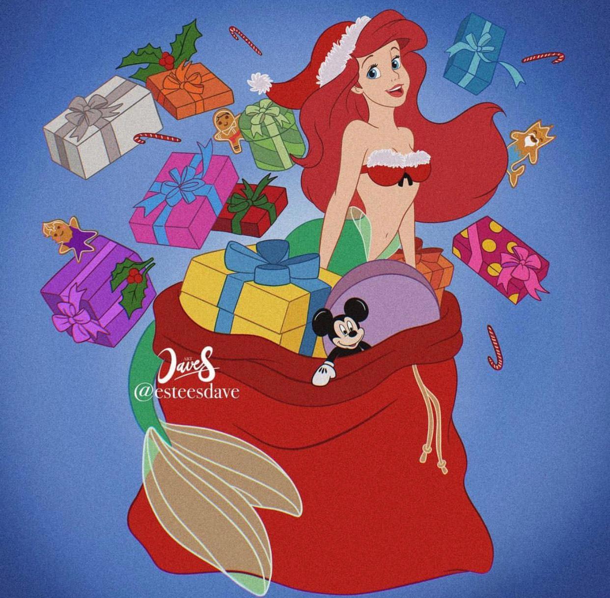 史迪仔COS迪士尼公主，小美人鱼很还原，茉莉公主要减肥了