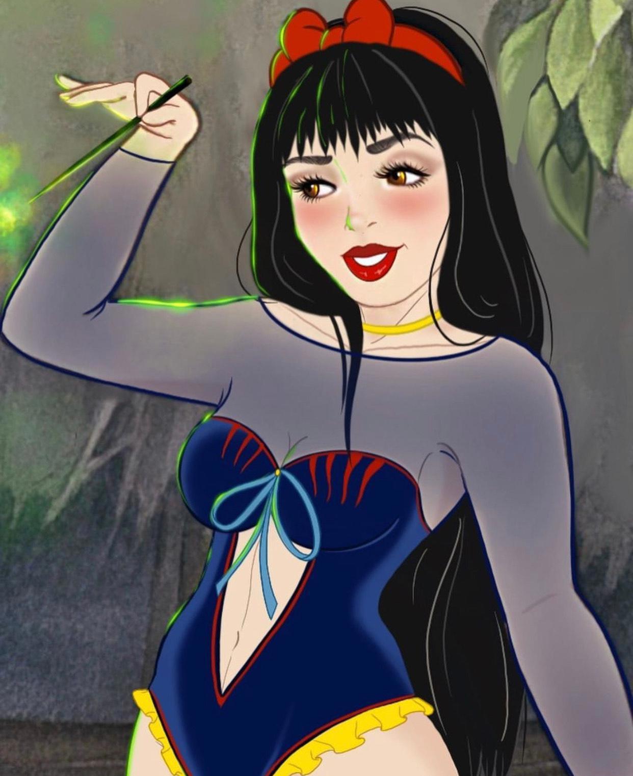 迪士尼反派换个画风，美貌胜过公主，乌苏拉的颜值巅峰