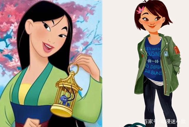 迪士尼公主们换上现代装后，白雪公主辣眼睛，小美人鱼青春洋溢！