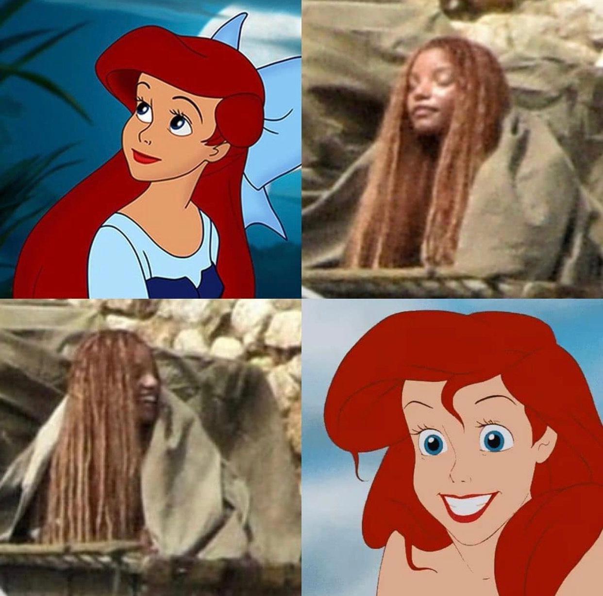 真人版《小美人鱼》全员，国外网友觉得哪位反差大？首位竟是华裔