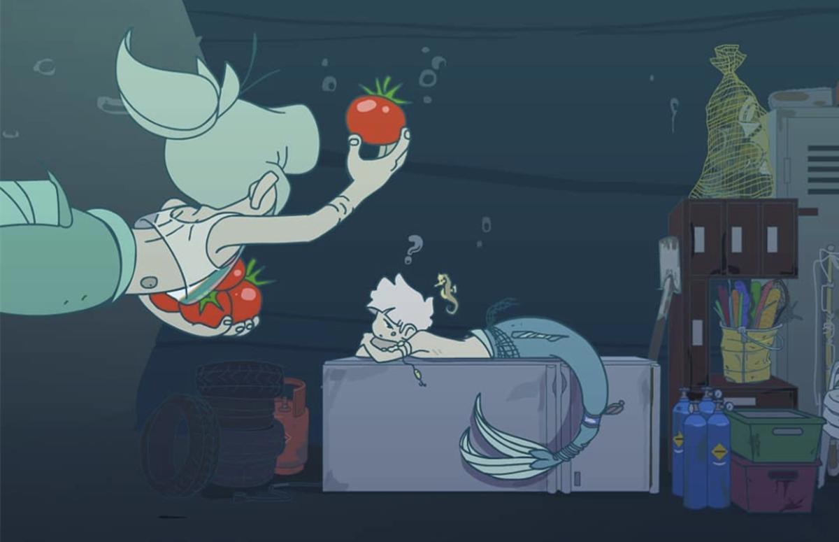 小美人鱼的哥哥即将成为主角，天真的他被西红柿“征服”