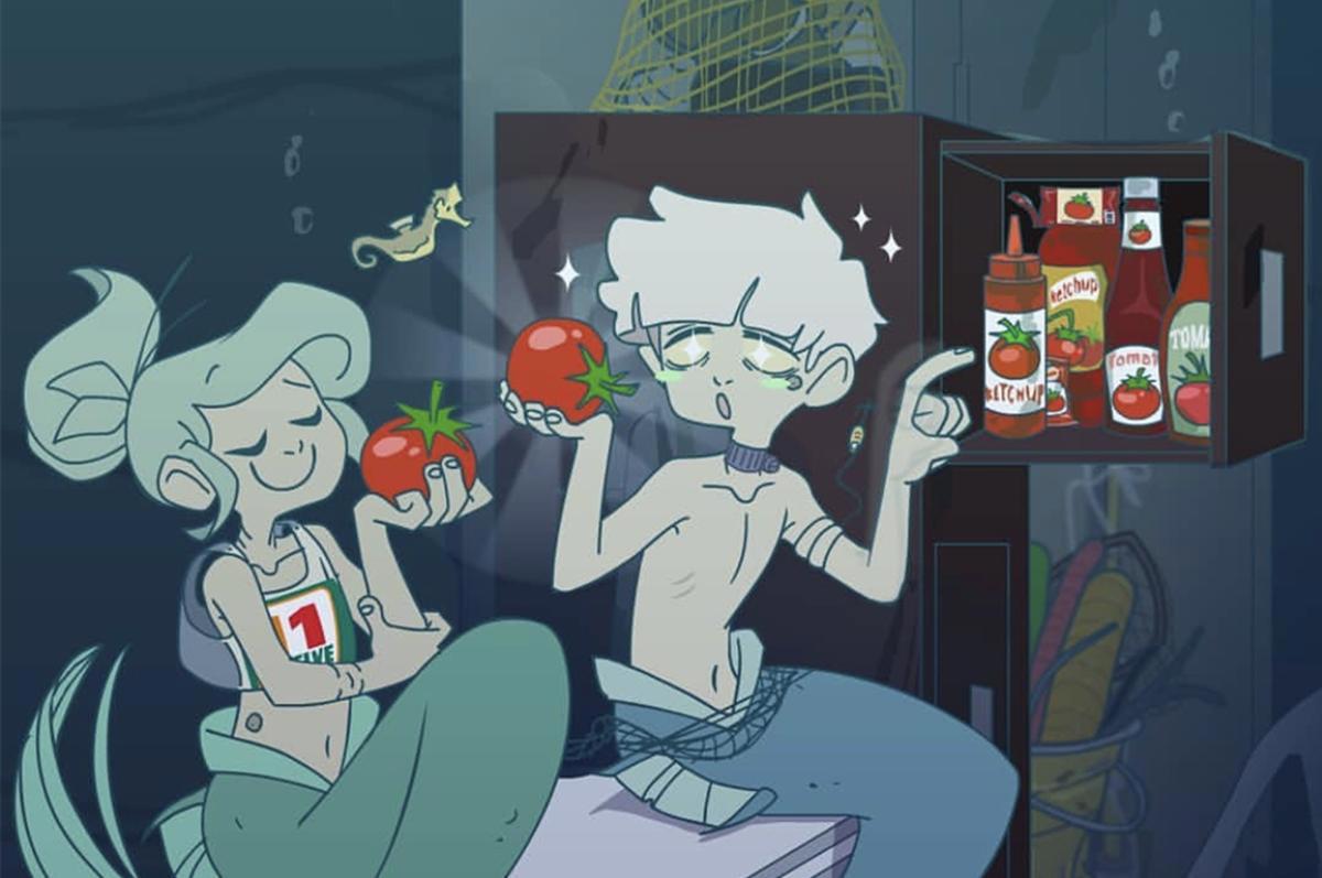 小美人鱼的哥哥即将成为主角，天真的他被西红柿“征服”