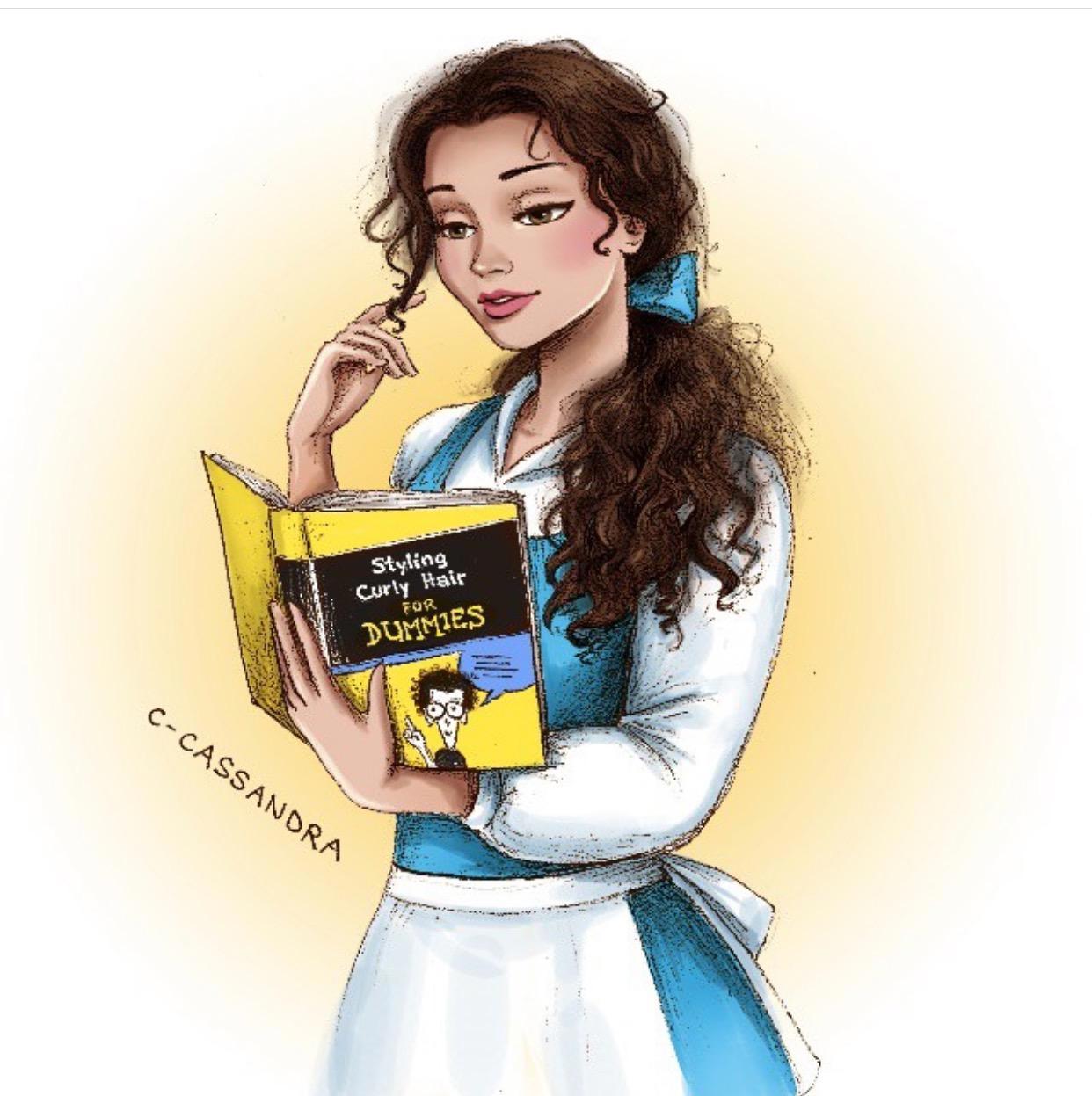 “爆炸头”的迪士尼公主：小美人鱼梳头梳到生气，乐佩变卷发公主