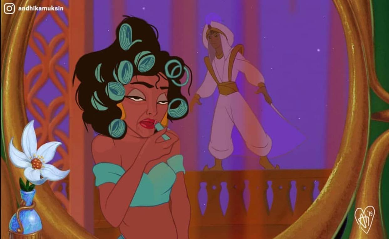 “爆炸头”的迪士尼公主：小美人鱼梳头梳到生气，乐佩变卷发公主