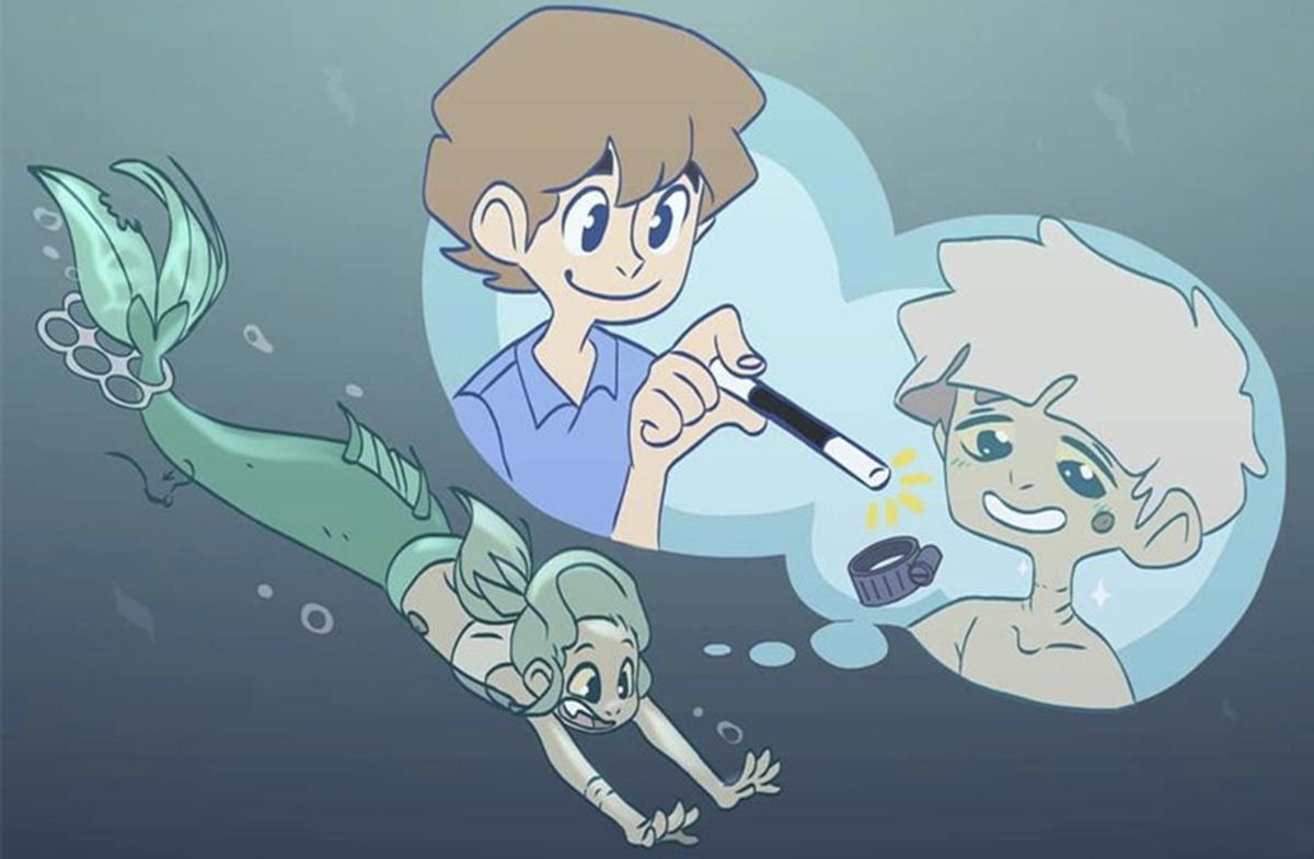 《被污染的小美人鱼》将出新角色，不过这位小哥脑洞有点儿大了