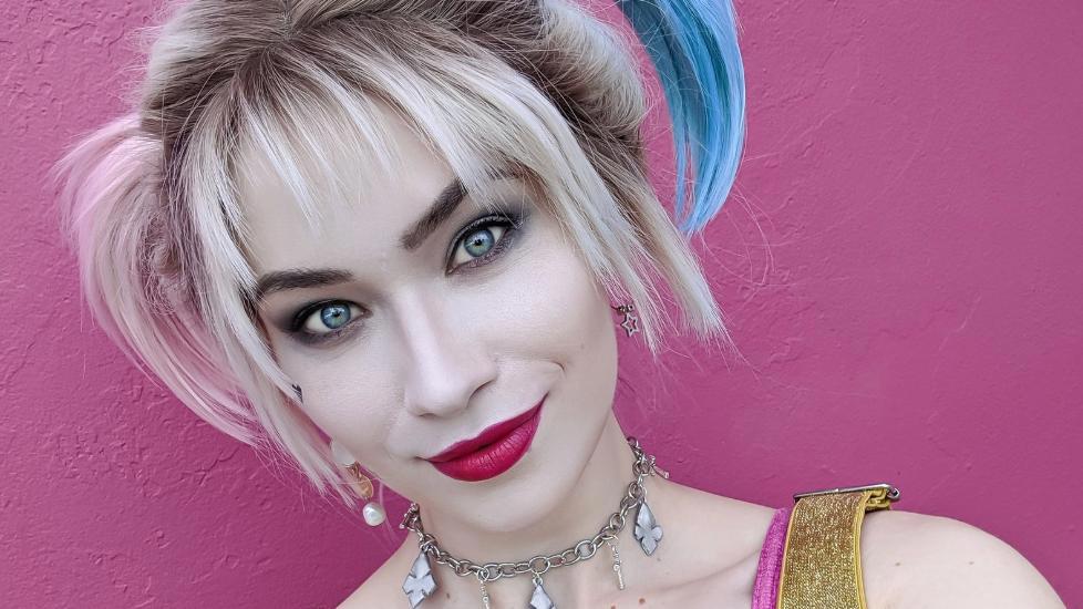 惊艳的小丑cosplay，没想到来自于女coser，扮成哈莉奎茵同样很棒