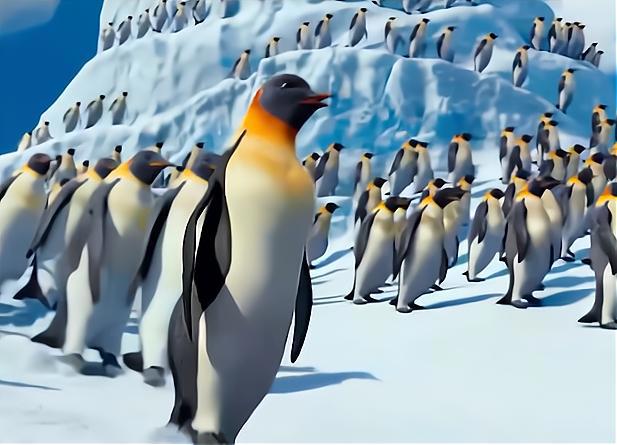 有部动画叫《快乐的大脚》，曾获奥斯卡金像奖最佳动画片奖