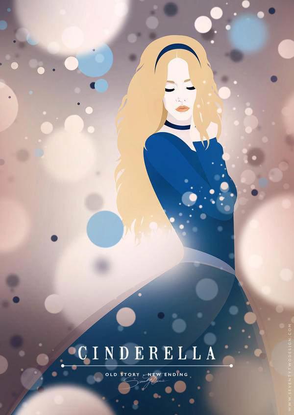 迪士尼公主穿越现代，白雪公主文艺气息十足