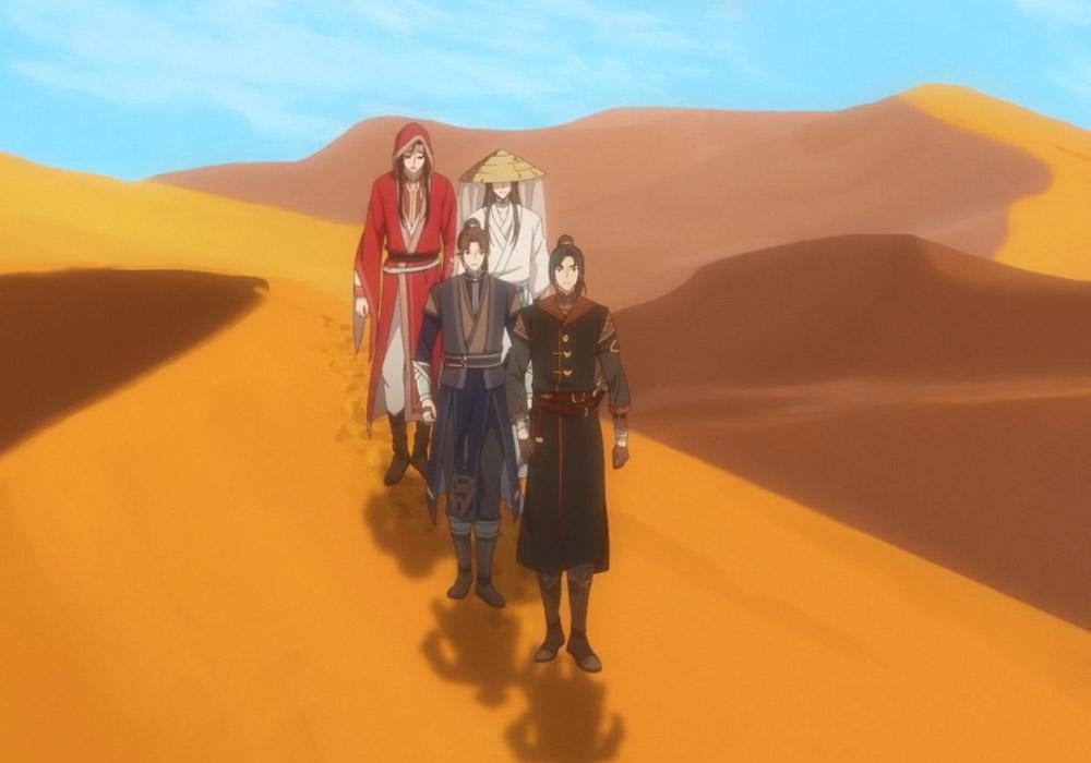 《天官赐福》小红帽花城上线，画风很像西游记，三郎最坚实可靠！