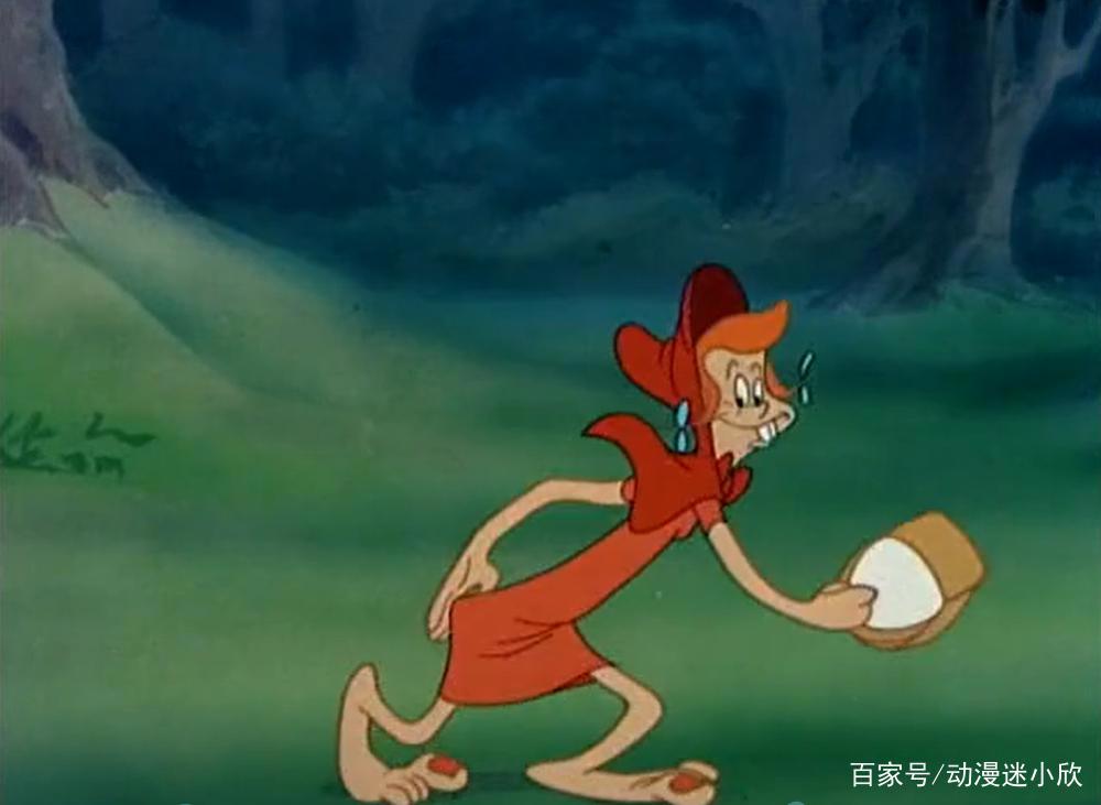 1949年经典动画：城里小红帽和乡下小红帽，用审丑文化，嘲讽优越感