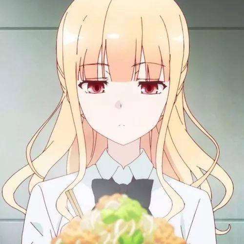 动漫卡通女生头像：装成不动声色的大人真的太辛苦