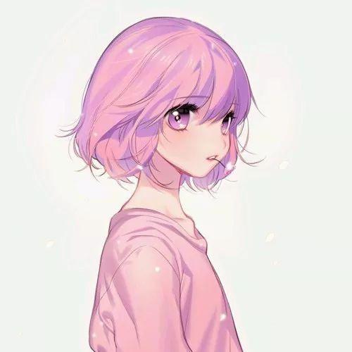 动漫卡通女生头像：装成不动声色的大人真的太辛苦