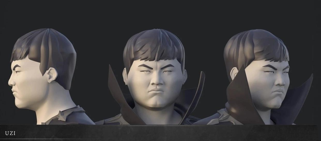 LOL：拳头推出动漫版UZI，人物建模300斤，暗夜猎手形象崩塌