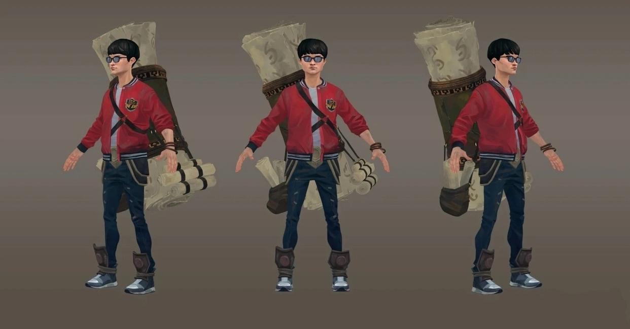 LOL：拳头推出动漫版UZI，人物建模300斤，暗夜猎手形象崩塌