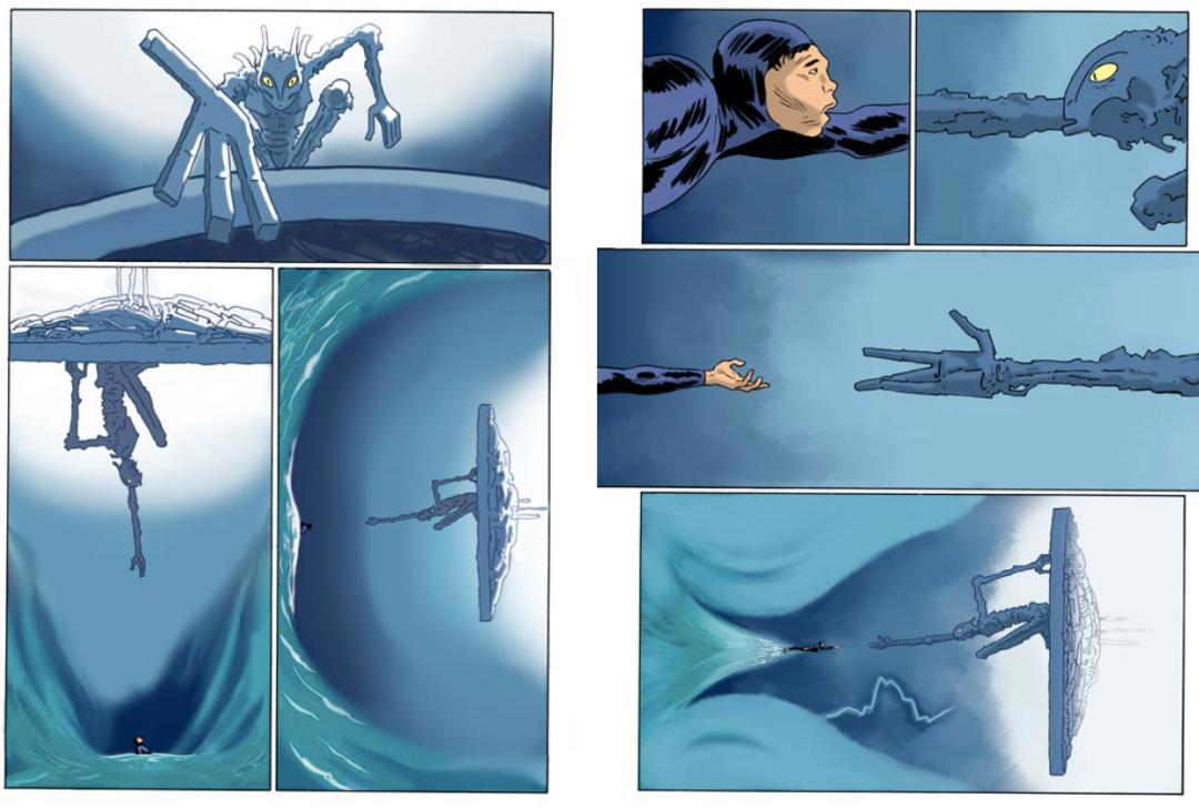 独家丨刘慈欣科幻漫画再上新：宇宙之外，是什么？