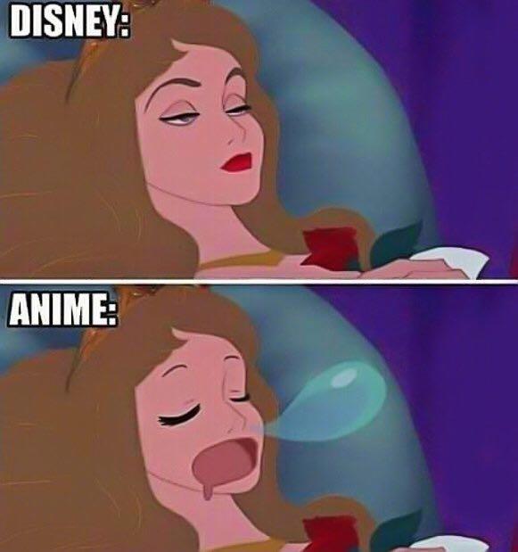 迪士尼睡相PK日漫睡相，画风大变没有任何美感？这也太真实了！