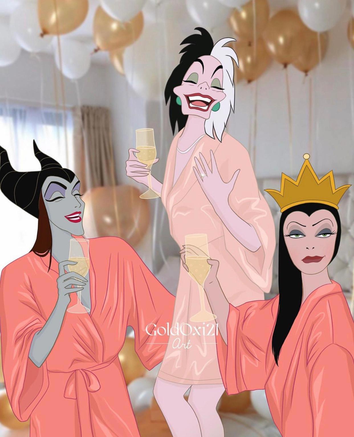 迪士尼公主的“婚礼现场”，睡美人最有少女心，反派也来凑热闹