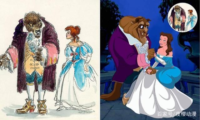当迪士尼公主用原草稿，艾莎原设定太辣眼，白雪草图就显得有点老