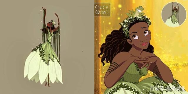 当迪士尼公主用原草稿，艾莎原设定太辣眼，白雪草图就显得有点老