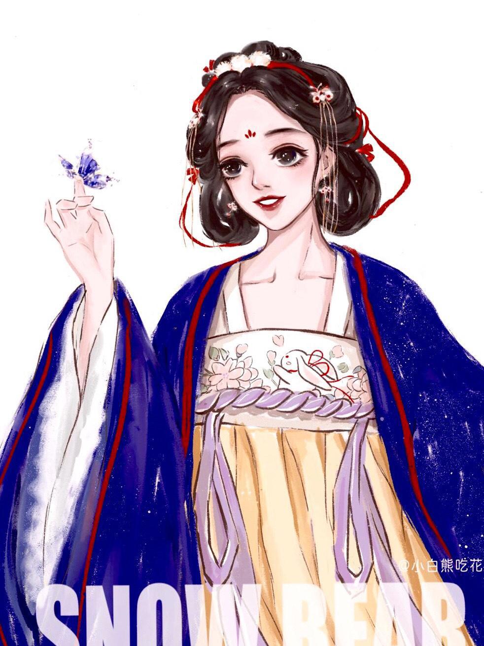 古风版迪士尼公主，茉莉公主化身大漠美人，灰姑娘上演嫦娥奔月