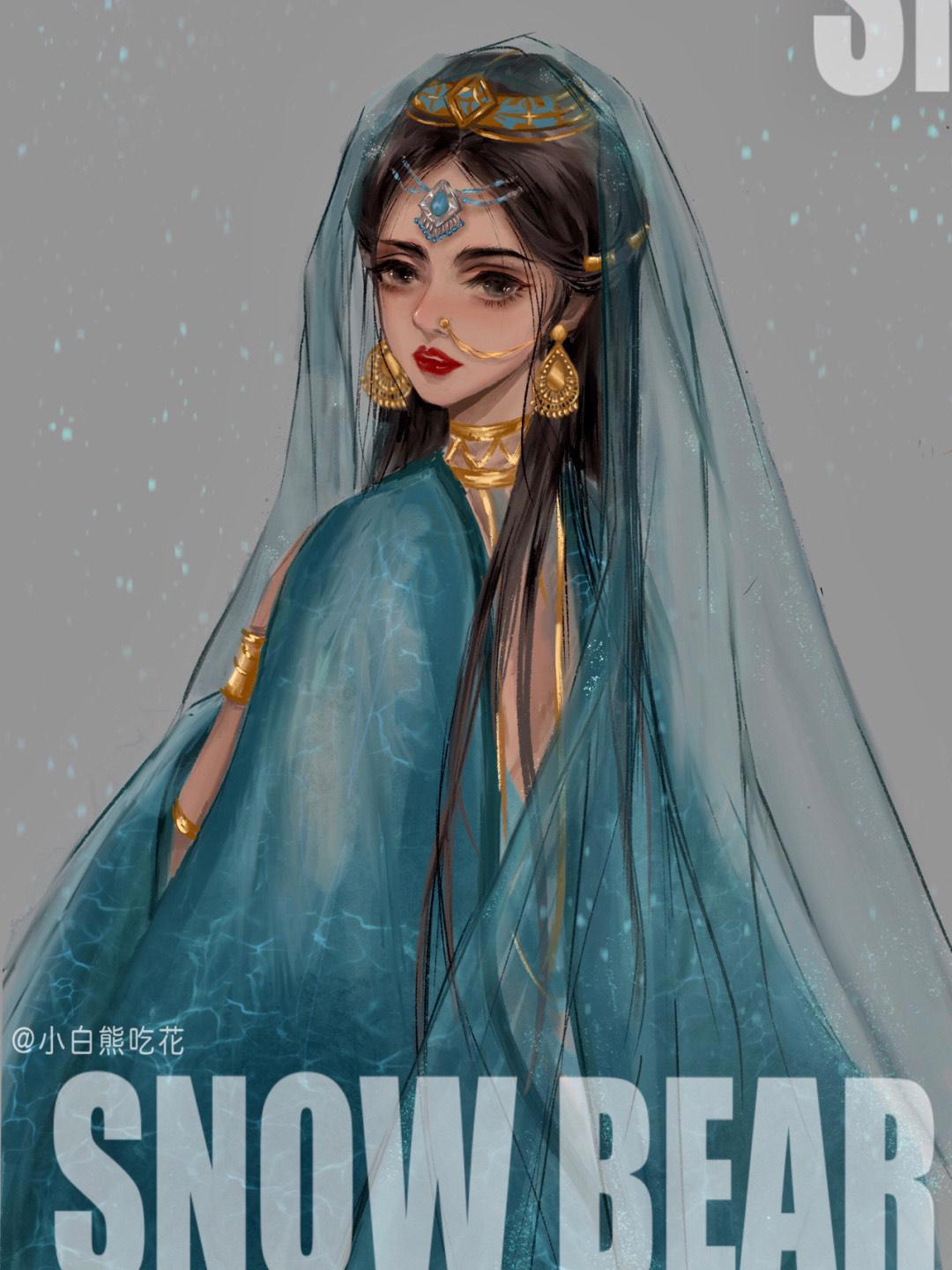 古风版迪士尼公主，茉莉公主化身大漠美人，灰姑娘上演嫦娥奔月