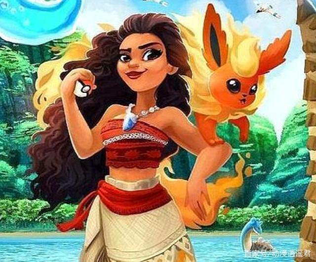 伊布家族加入迪士尼，和公主们的合影，睡美人被称赞，茉莉高颜值