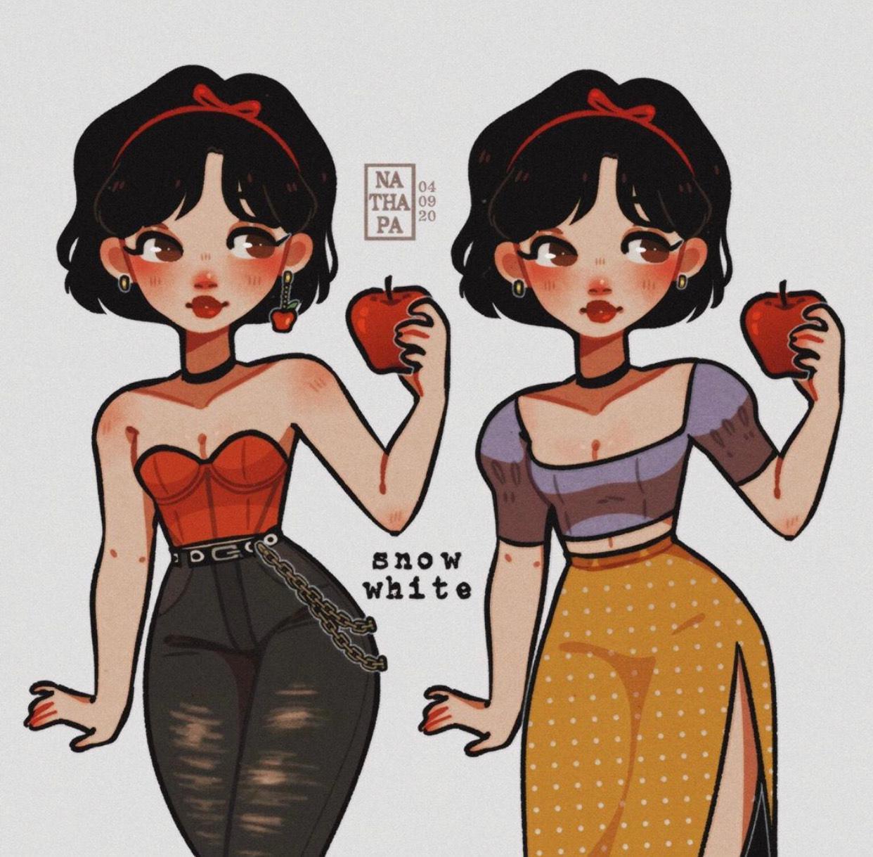 穿便装的迪士尼公主，两种风格同时驾驭？爱上又甜又辣的睡美人