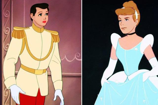 当迪士尼“公主王子”互换脸，茉莉公主变王子，睡美人是张出戏脸