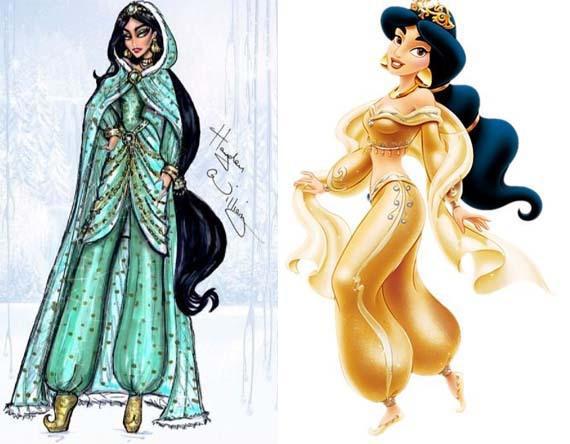 盘点5位迪士尼手绘画风后，乐佩公主气场很强，睡美人像女巫！