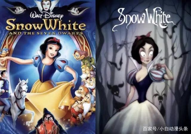 当迪士尼众人黑化后，白雪公主画风崩坏，睡美人最可怕