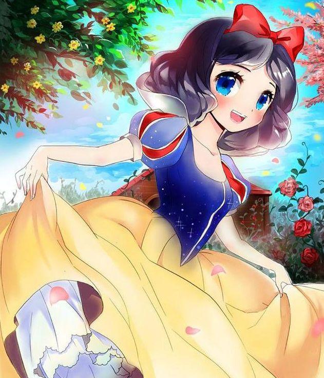 当迪士尼授权日漫，公主们摇身一变JK女神，睡美人我抱走了！