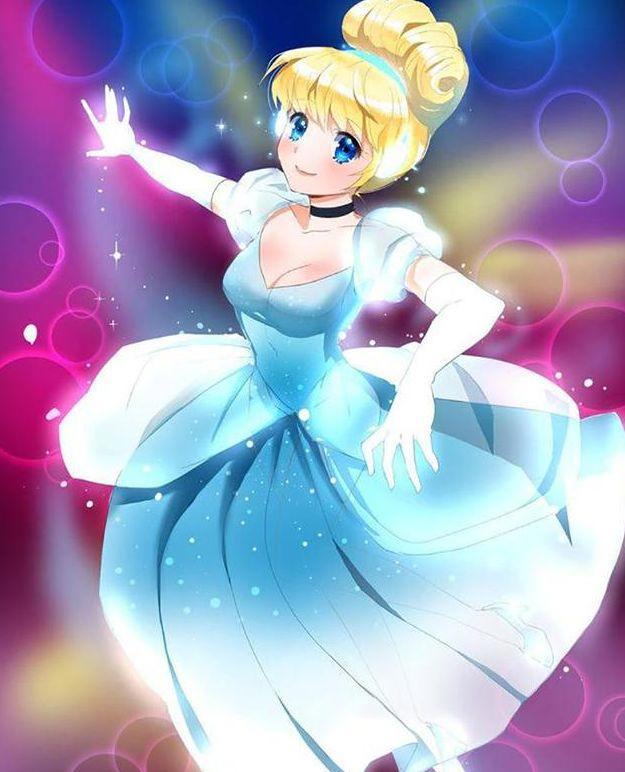 当迪士尼授权日漫，公主们摇身一变JK女神，睡美人我抱走了！