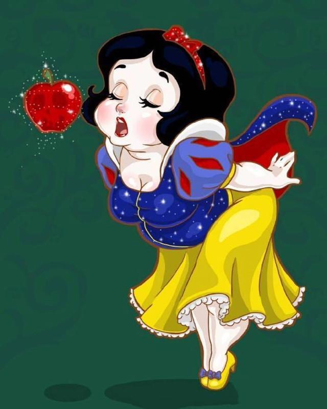 当迪士尼公主变胖，睡美人养出三层膘，茉莉公主舞姿依旧灵活