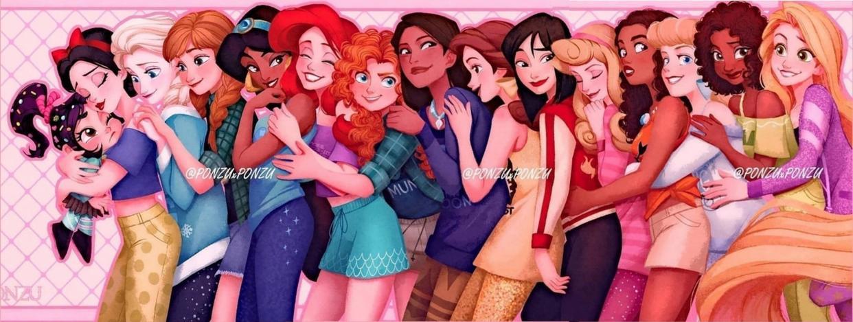 迪士尼公主变美人鱼，谁的鱼尾巴最美？睡美人的人鱼姬艳压全场！