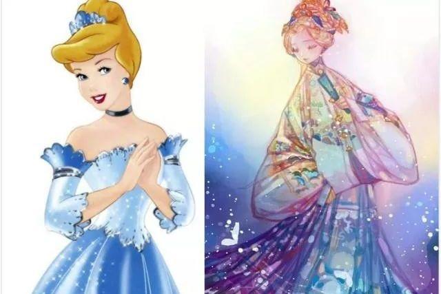 汉服与迪士尼公主，木兰化身小哥哥，茉莉成为大侠女