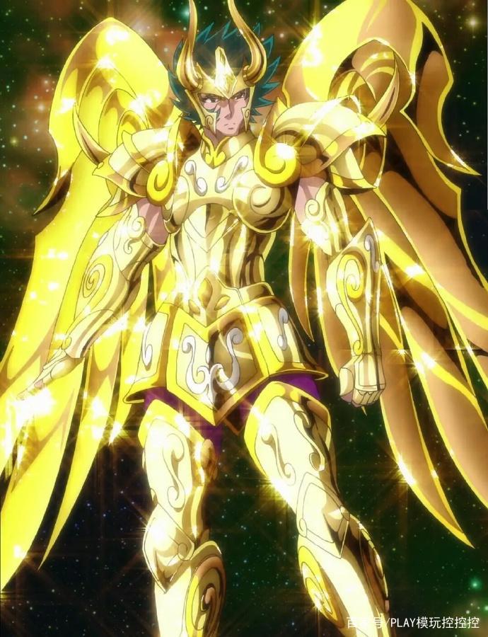 《圣斗士星矢》12黄金圣斗士插画，处女座睁眼啦！