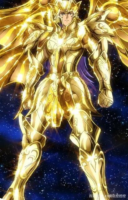 《圣斗士星矢》12黄金圣斗士插画，处女座睁眼啦！