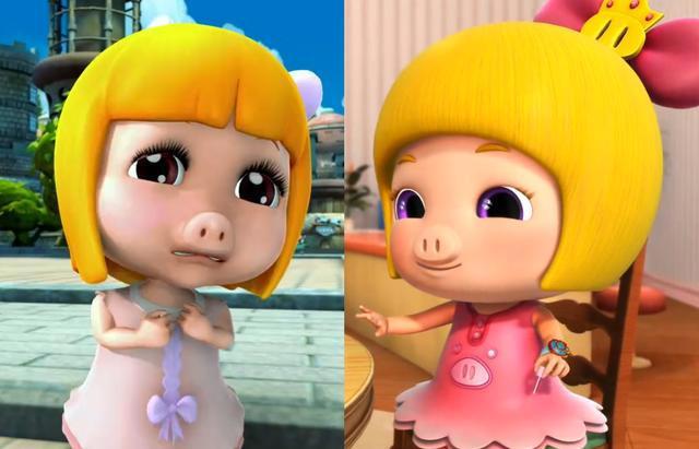 猪猪侠：主角们长大前后造型对比，菲菲从小美到大，猪猪侠英雄范