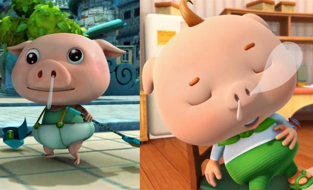 猪猪侠：主角们长大前后造型对比，菲菲从小美到大，猪猪侠英雄范