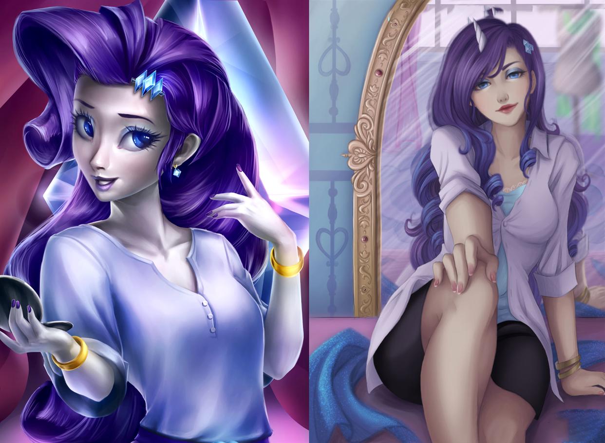 拟人化的小马形象崩坏了？天马小蝶像迪士尼公主，云宝是个淘气鬼